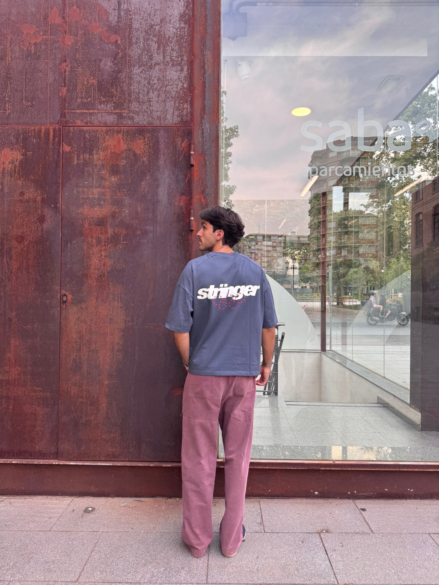 SLATE BLUE OLIMPICS T-SHIRT