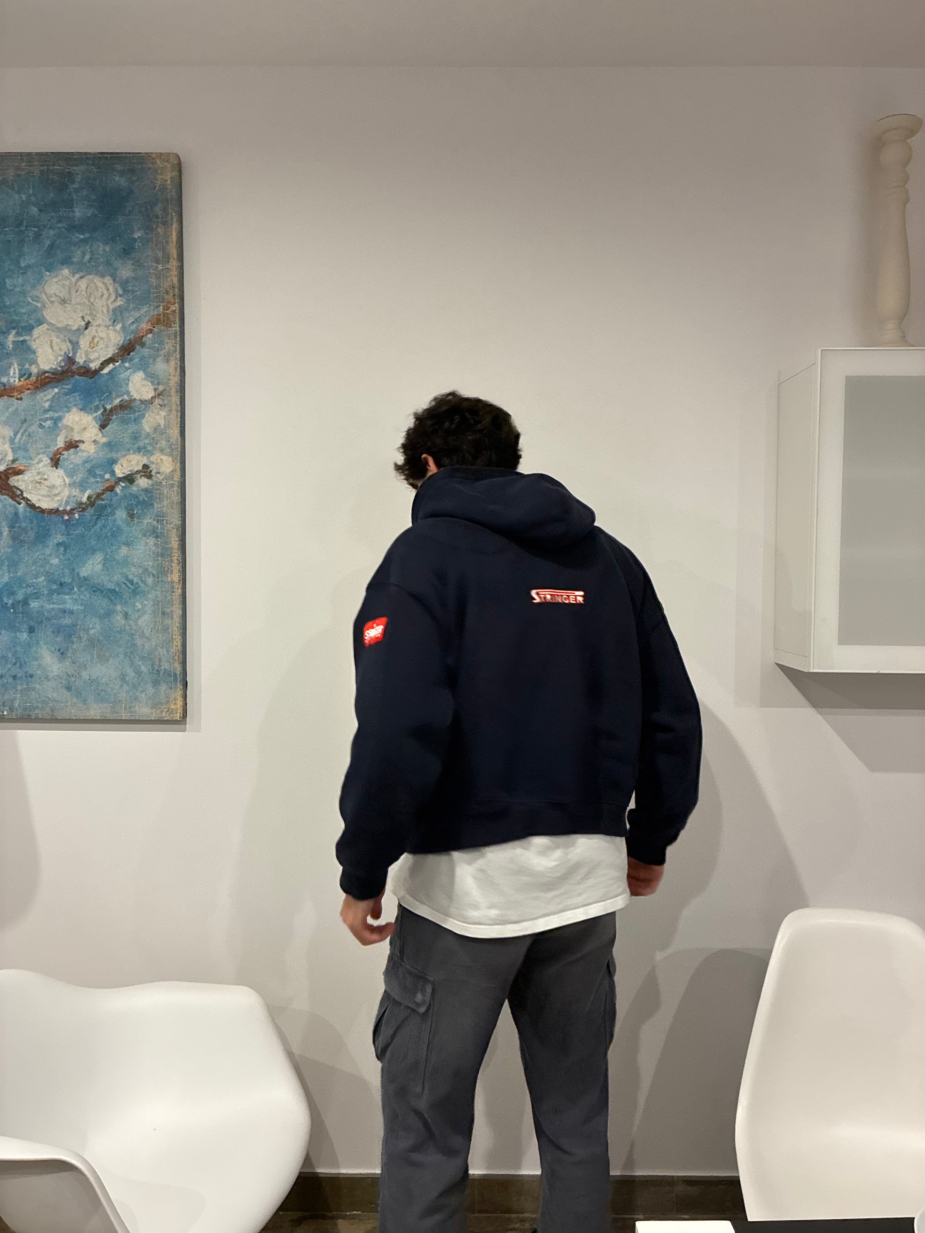 BLUE ZIPPER HOODIE STG