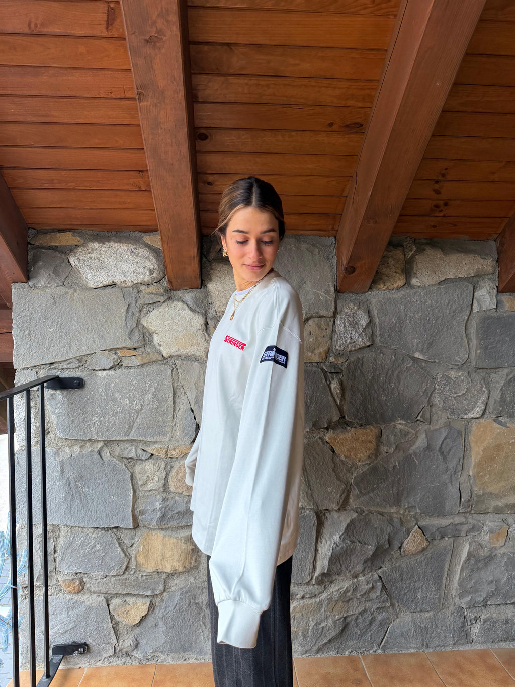 WHITE RACING LONG-SLEEVE