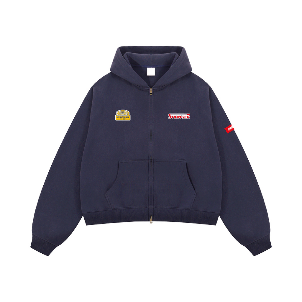 BLUE ZIPPER HOODIE STG