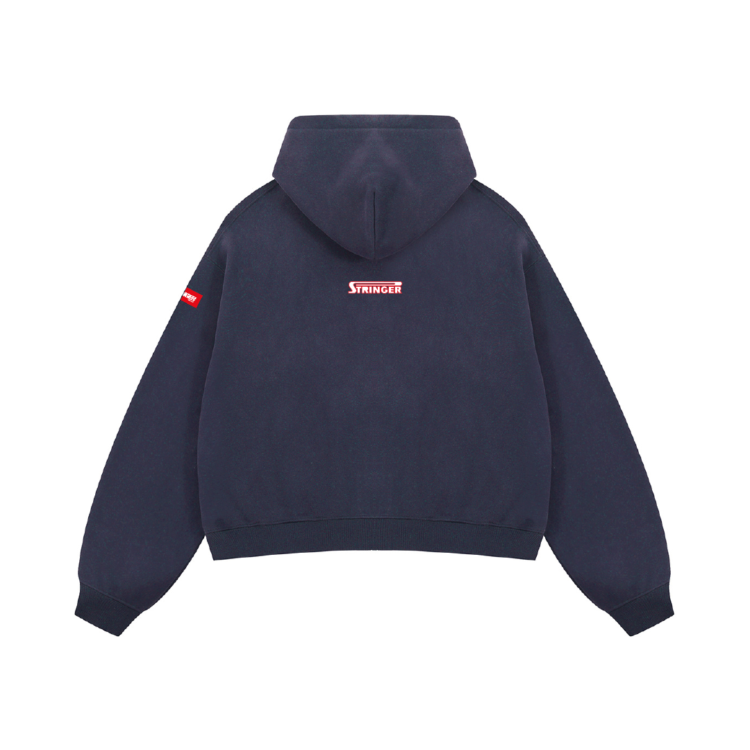 BLUE ZIPPER HOODIE STG