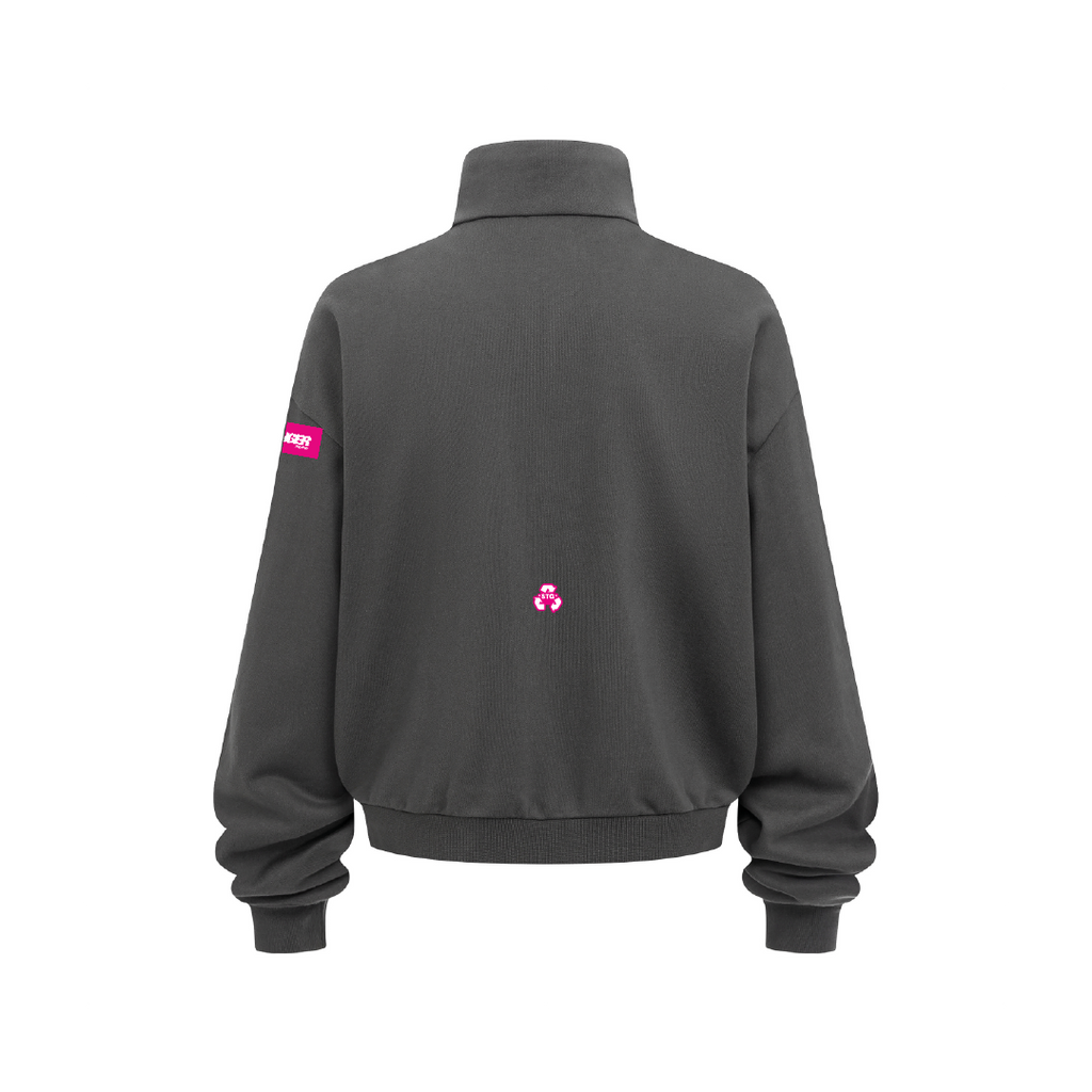 DARK GREY ZIP HOODIE