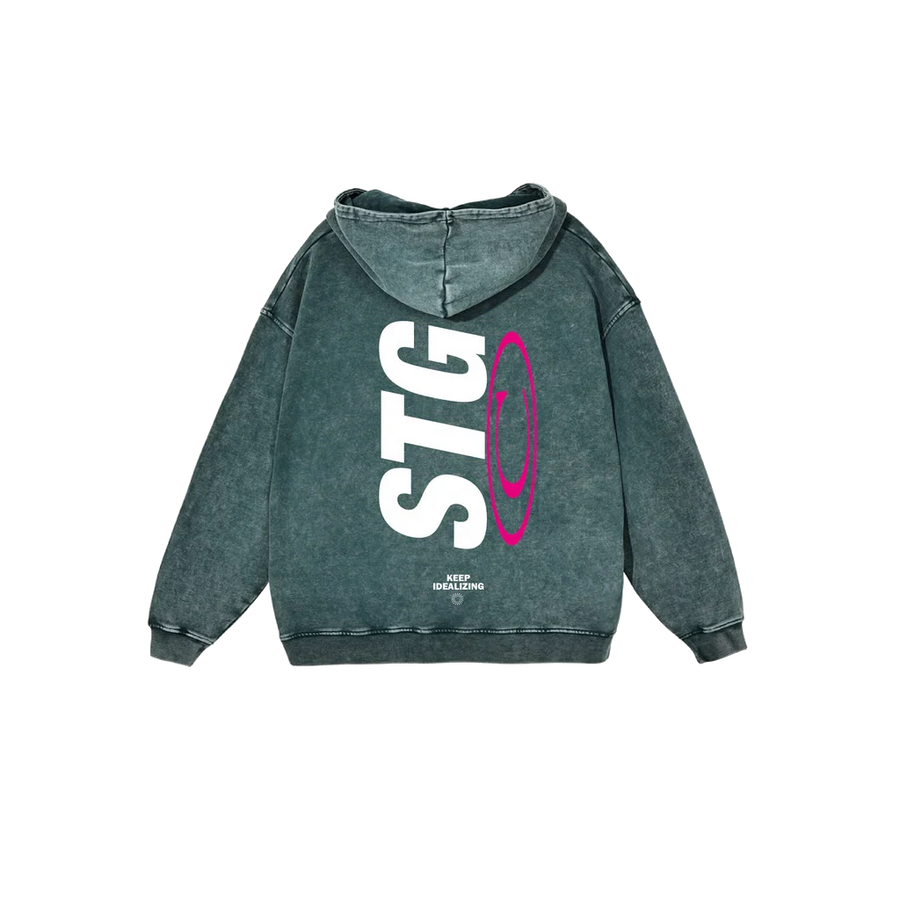 WASHED GREEN HOODIE