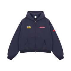 BLUE ZIPPER HOODIE STG