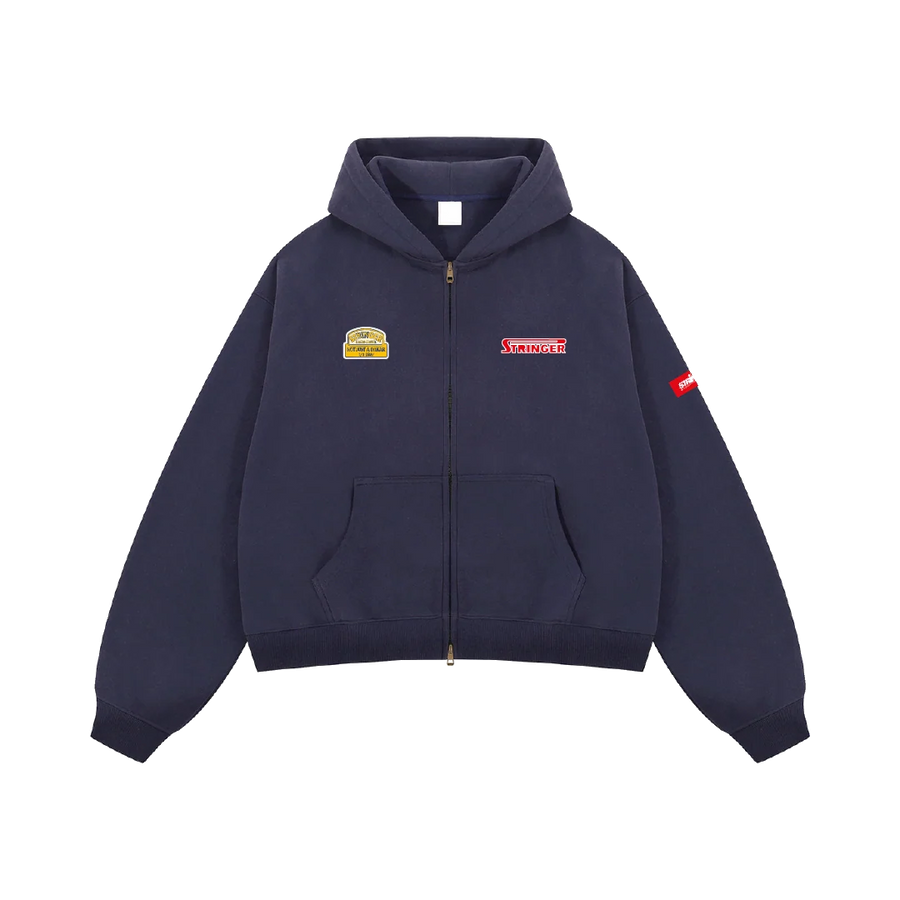 BLUE ZIPPER HOODIE STG