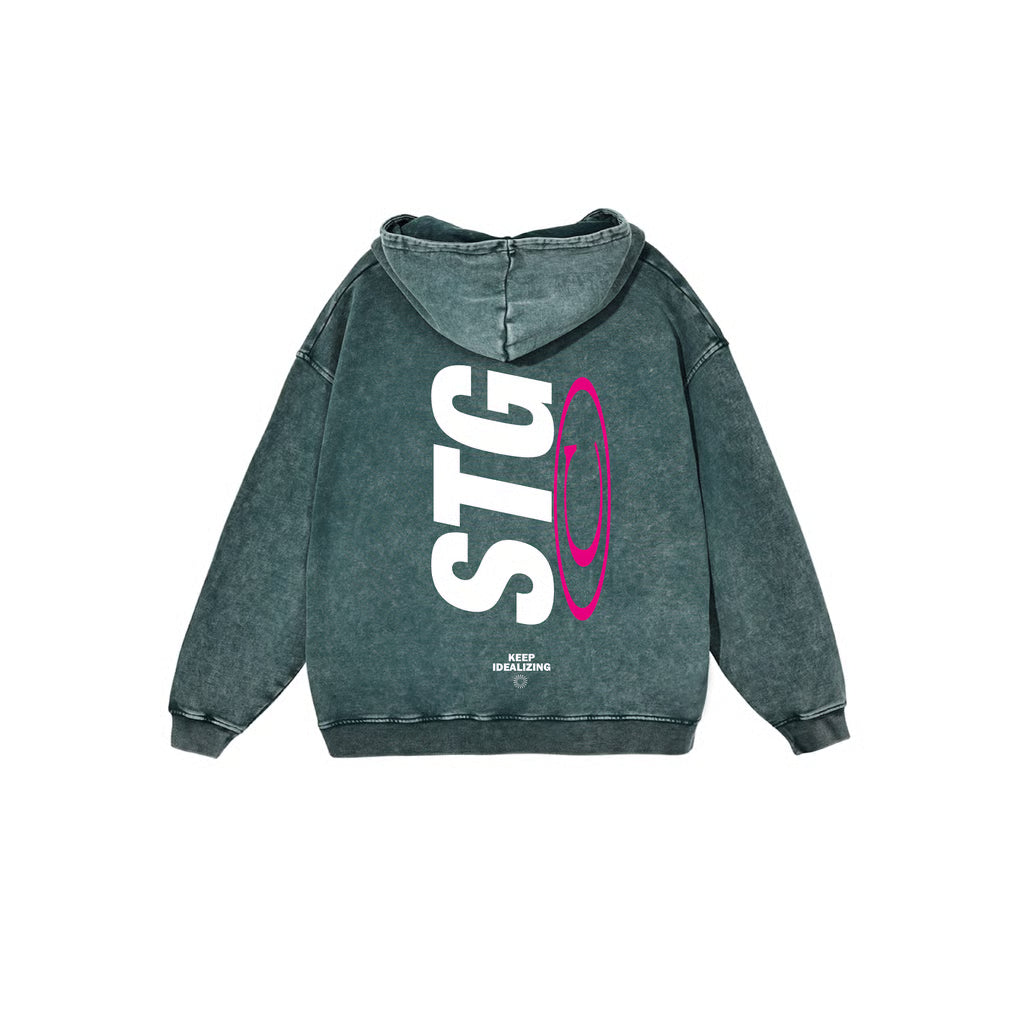 WASHED GREEN HOODIE