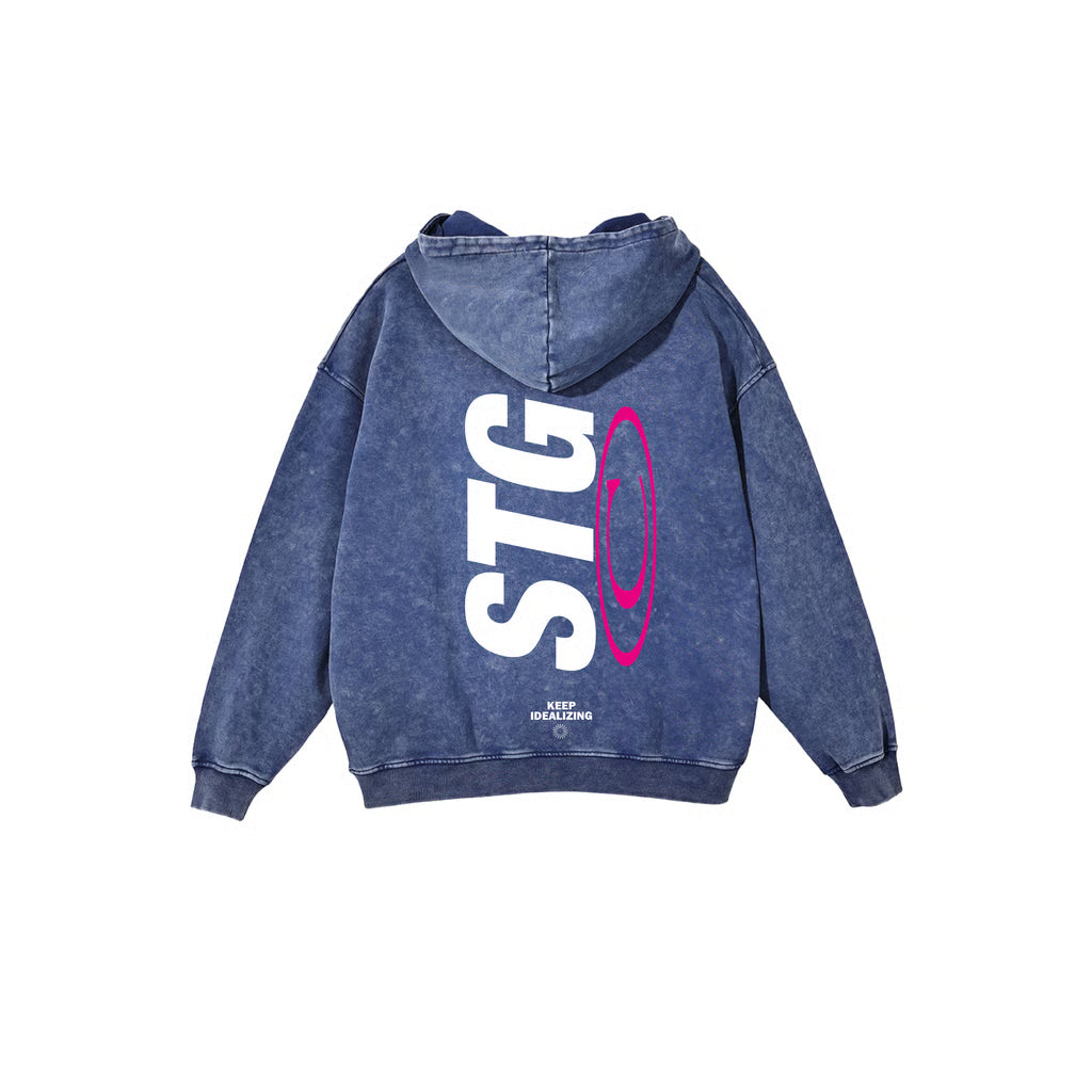 WASHED BLUE HOODIE
