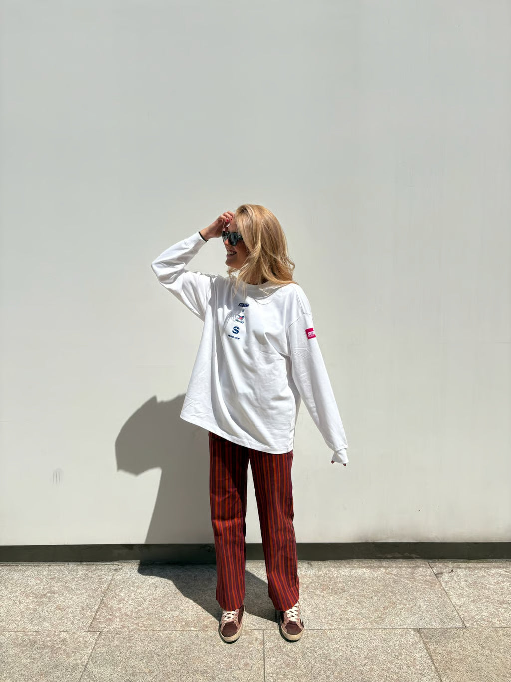 WHITE LONG-SLEEVE