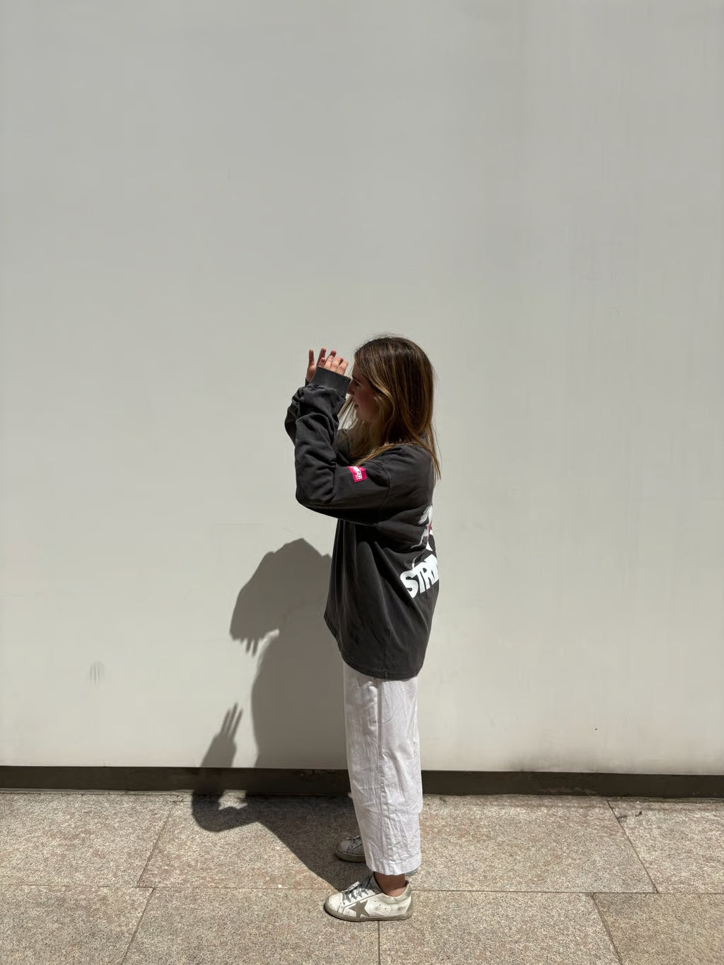 WASHED GREY LONG-SLEEVE